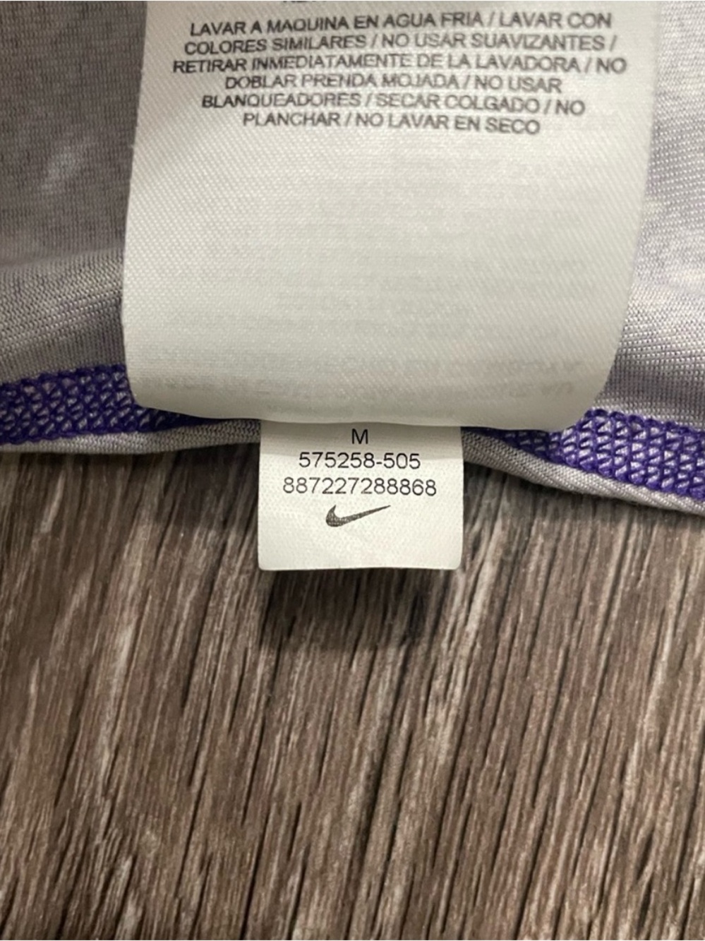 Nike Purple Patterned Racerback Tank Top - Picture 8 of 8
